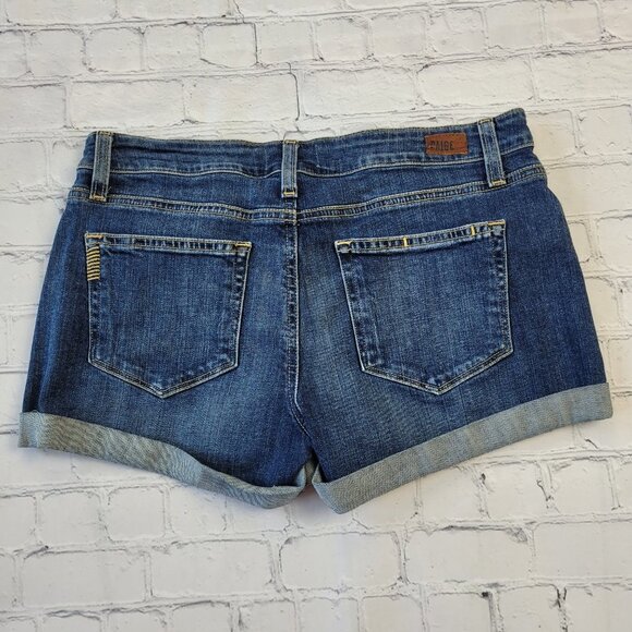 Paige woman’s Denim Jimmy Jimmy shorts blue size 27 - Picture 4 of 13